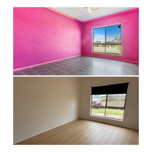 Before and After of Bedroom Renovation