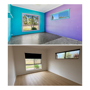 Before and After of Bedroom Renovation