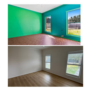 Before and After of Bedroom Renovation