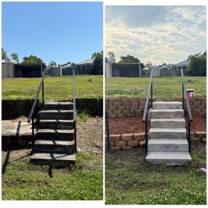 Stairs Before and After