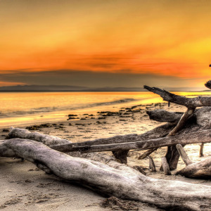 Red Beach, Bribie Island Sunset